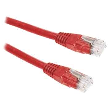 Progressiverobot CAT6 3M Snagless Moulded Gigabit Ethernet Cable RJ45 Red